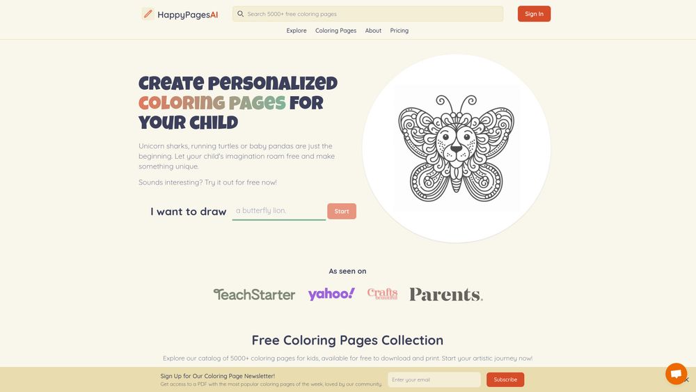 image for HappyPagesAI