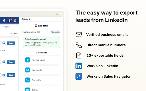 image for Exportli - LinkedIn Exporter