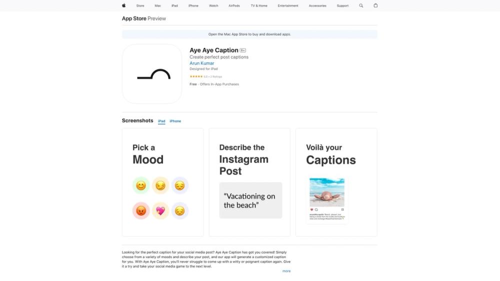 image for AyeAyeCaption