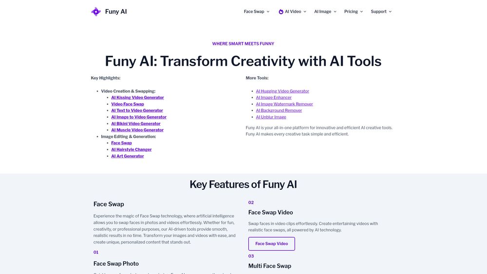 image for Funy AI: AI Video, AI Image, Face Swap