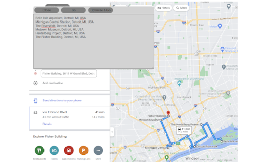 image for Google Maps Route Optimizer