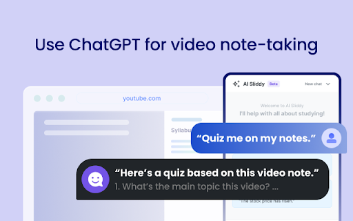 image for Slid: Smarter Video Note-taking with ChatGPT