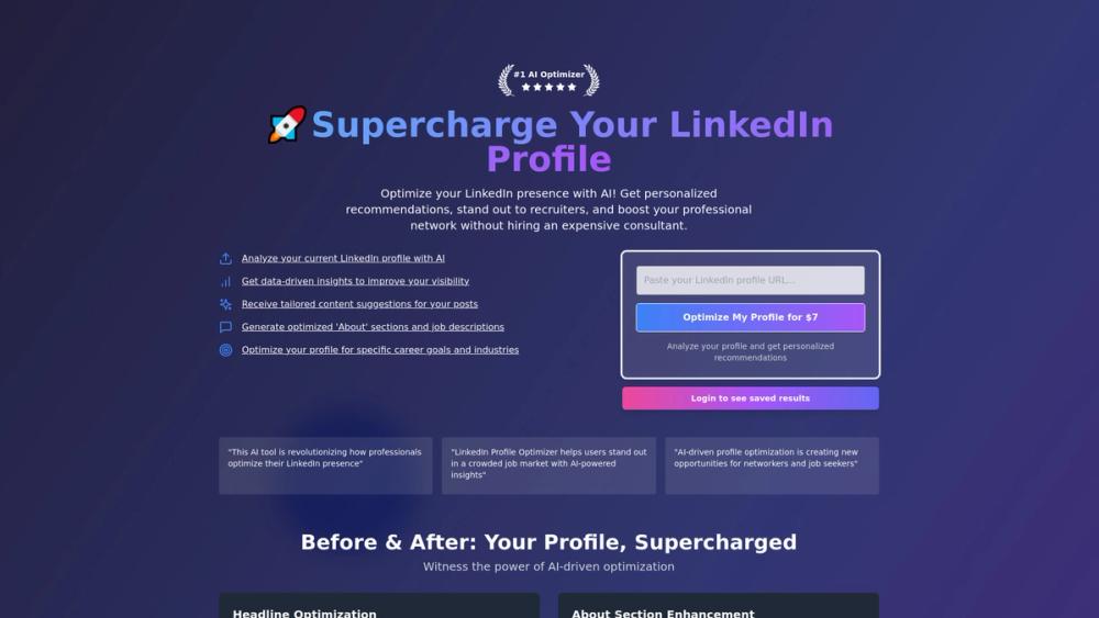 image for LinkedIn Profile Optimization