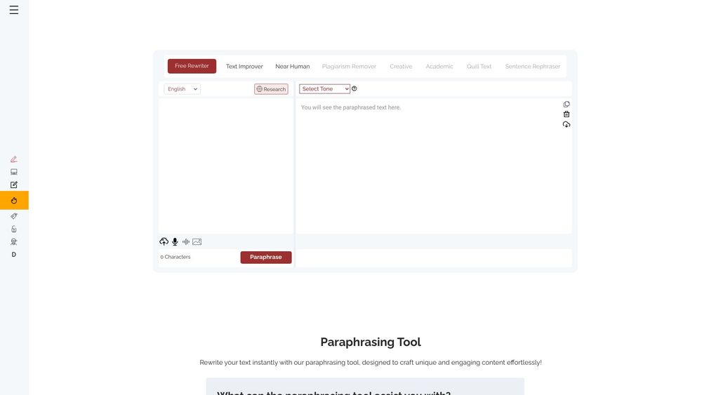 image for Paraphrasingtool.ai