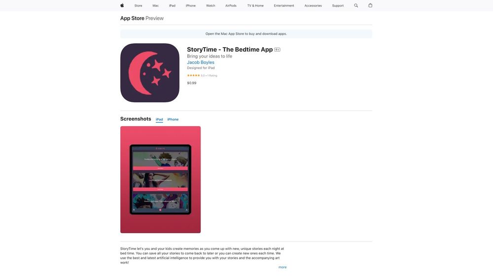 image for Storytime: The Bedtime App