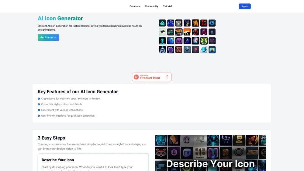 image for AI Icon Generator