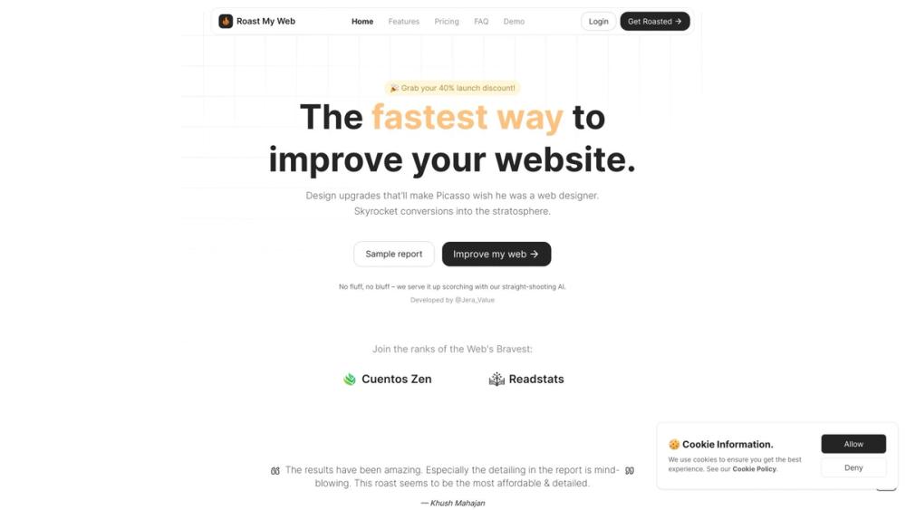image for Roast My Web