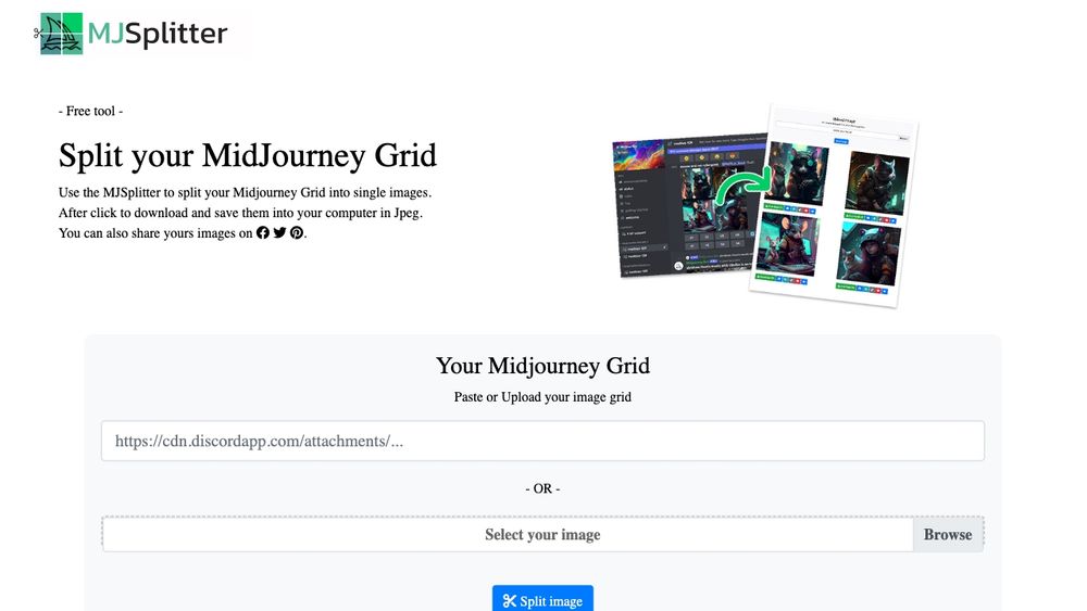 image for Midjourney Splitter