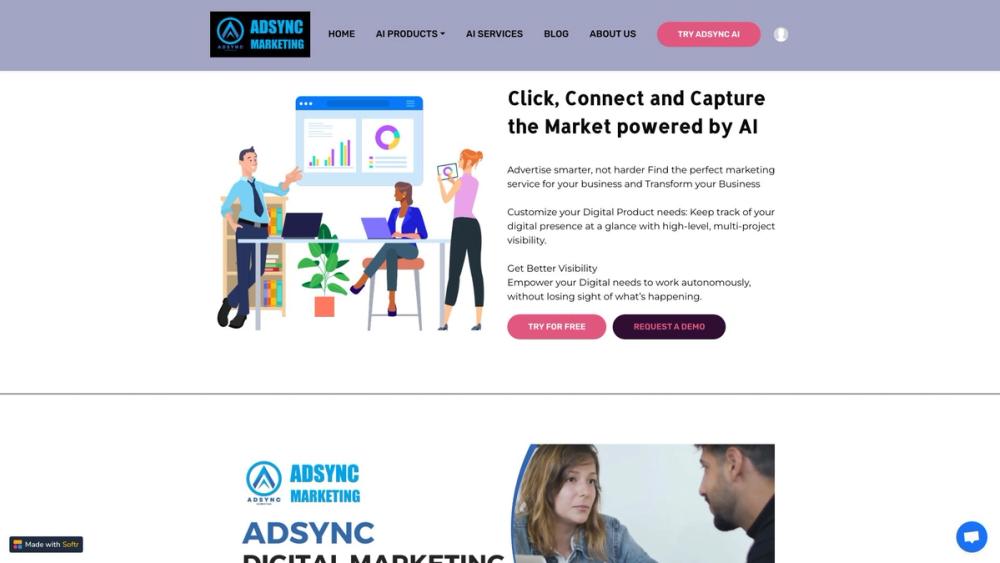image for AdSync: AI Digital Marketing Solutions