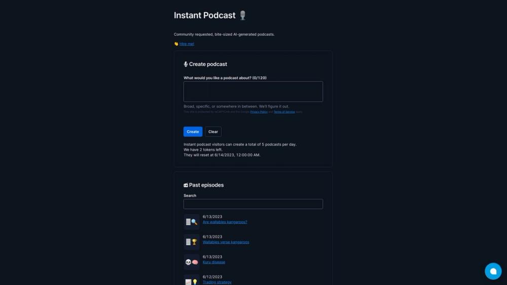 image for Instant Podcast