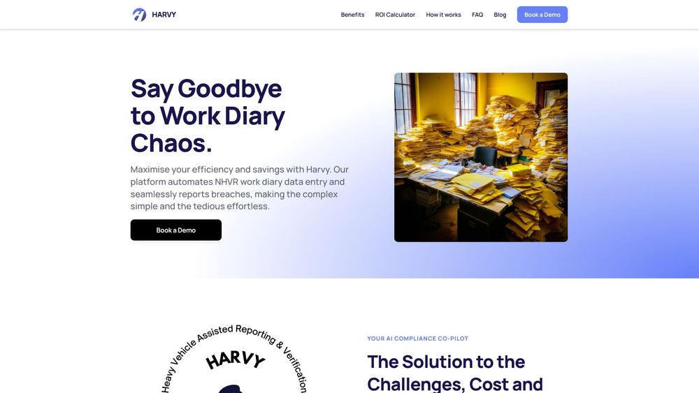 image for Harvy AI Compliance Co-Pilot