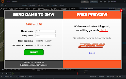 image for 2 Minute Warning - Hudl Extension