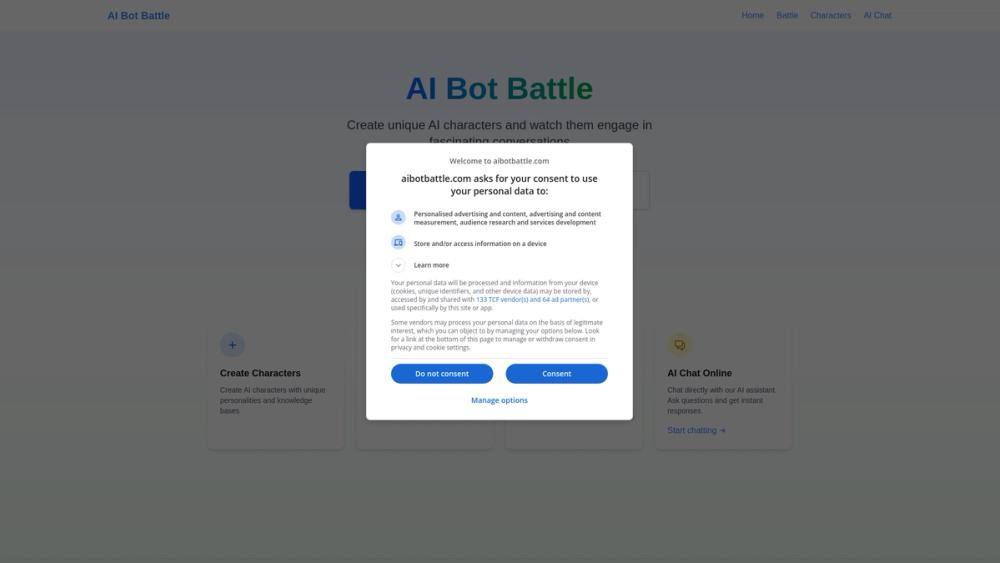 image for AI Bot Battle