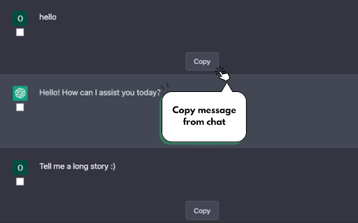 image for Chatpgt Copy Export Clipboard