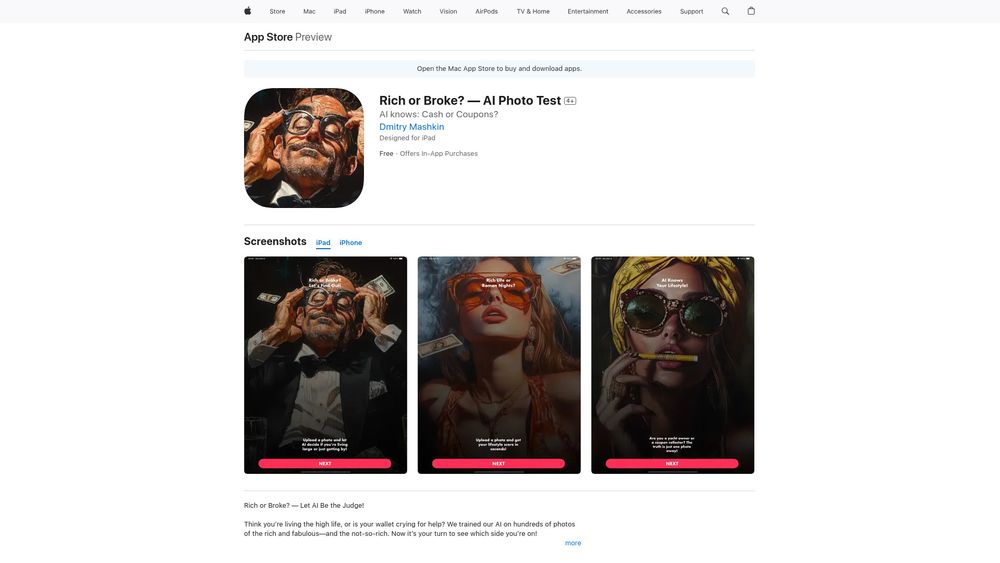 image for Rich or Broke? — AI Photo Test