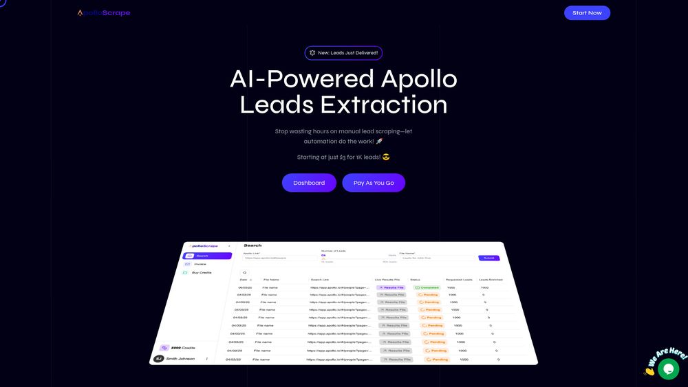 image for Apollo Scrape