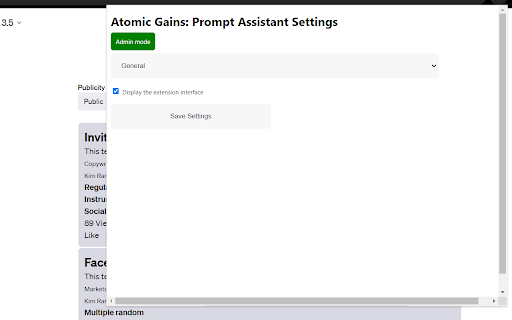 image for Atomic Gains: Prompt Assistant