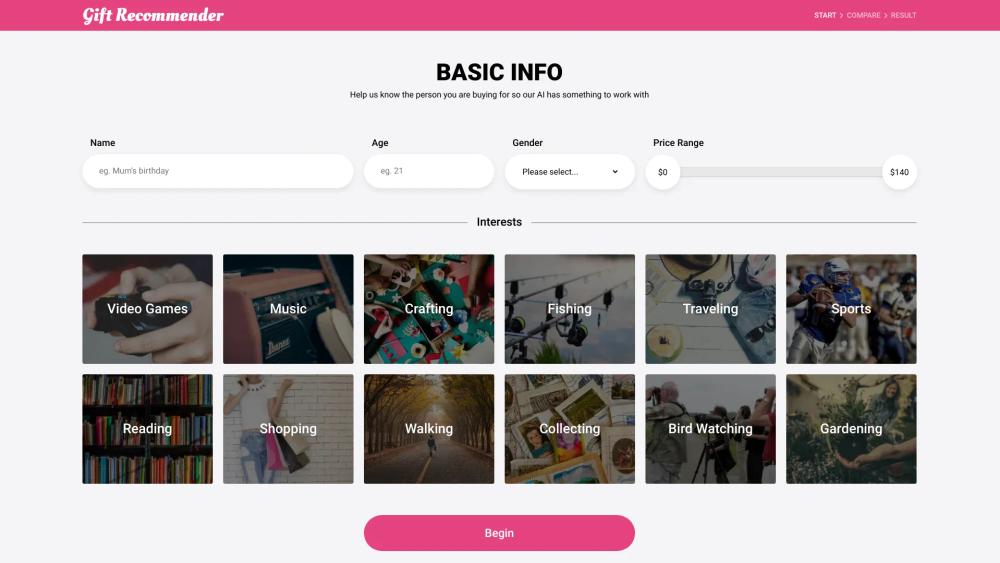image for Gift Recommender