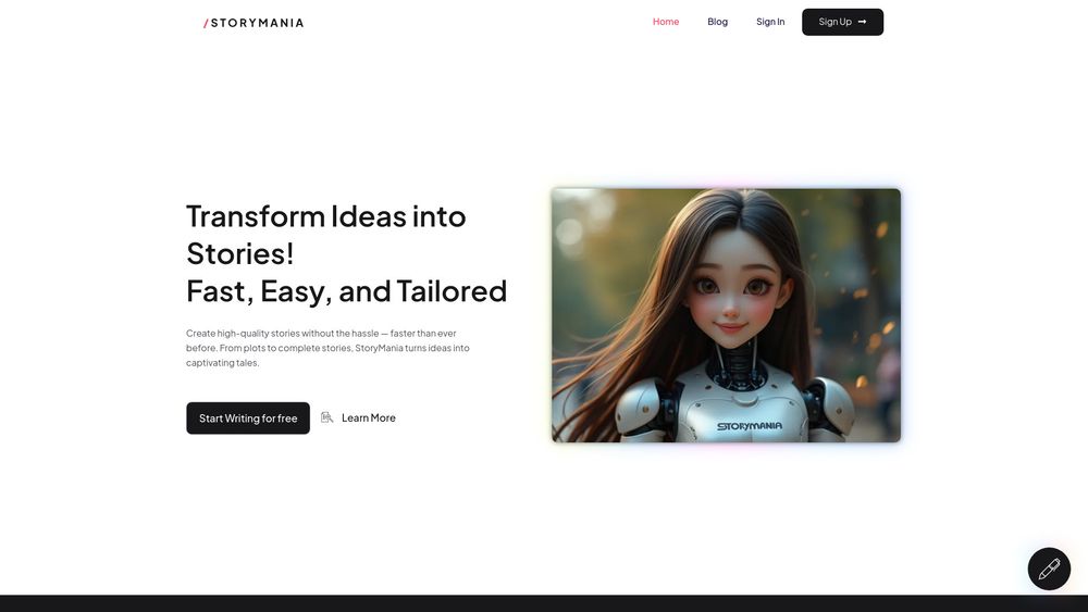 image for StoryMania Ai Story Generator