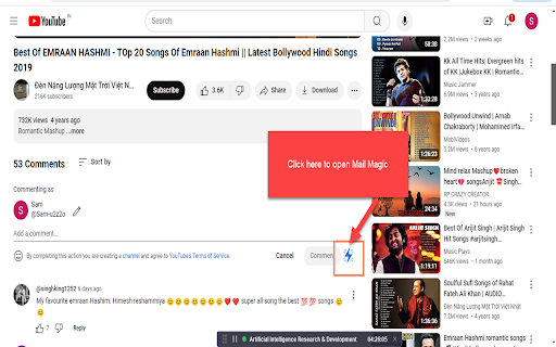 image for ChatGPT AI assistant for Youtube comments