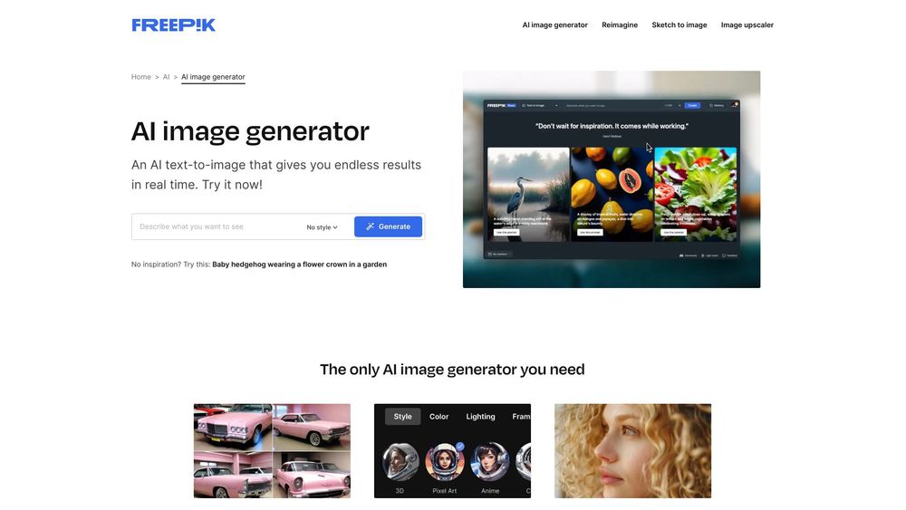 image for Freepik AI Image Generator