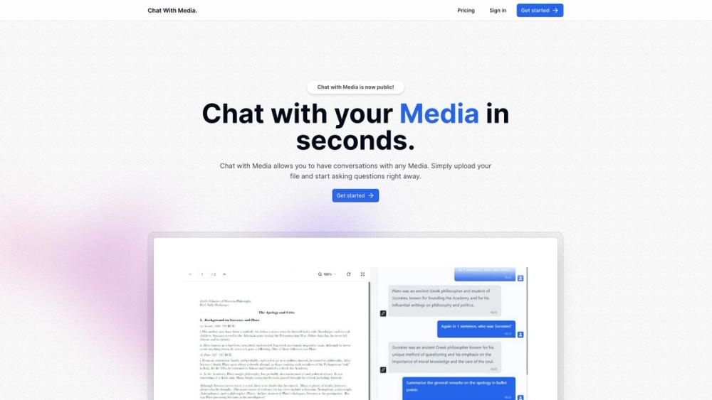 image for Chat With Media