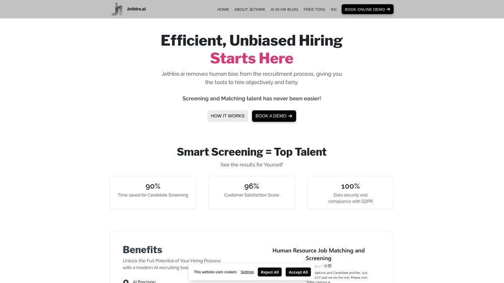 image for JetHire.ai - Efficient, Unbiased Hiring
