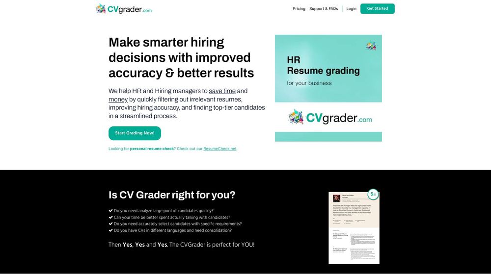 image for CVGrader.com
