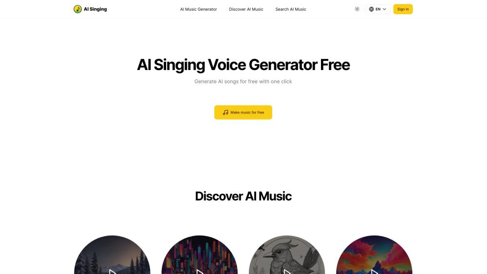 image for AI Singing