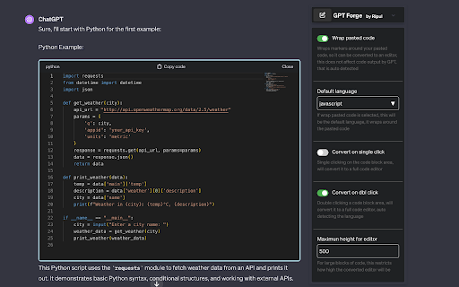 image for GPTCodeForge