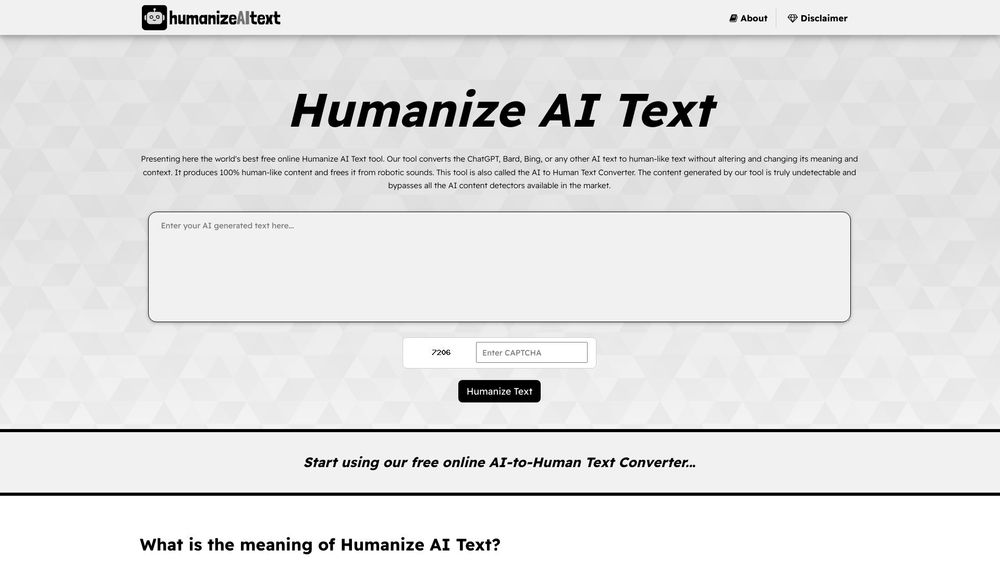 image for Humanize AI Text ai