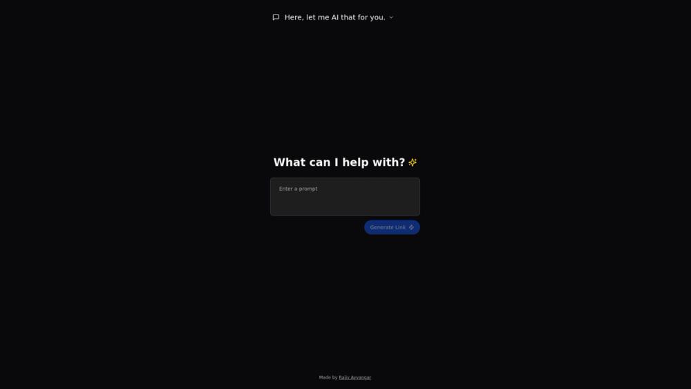 image for Here, let me AI that for you.