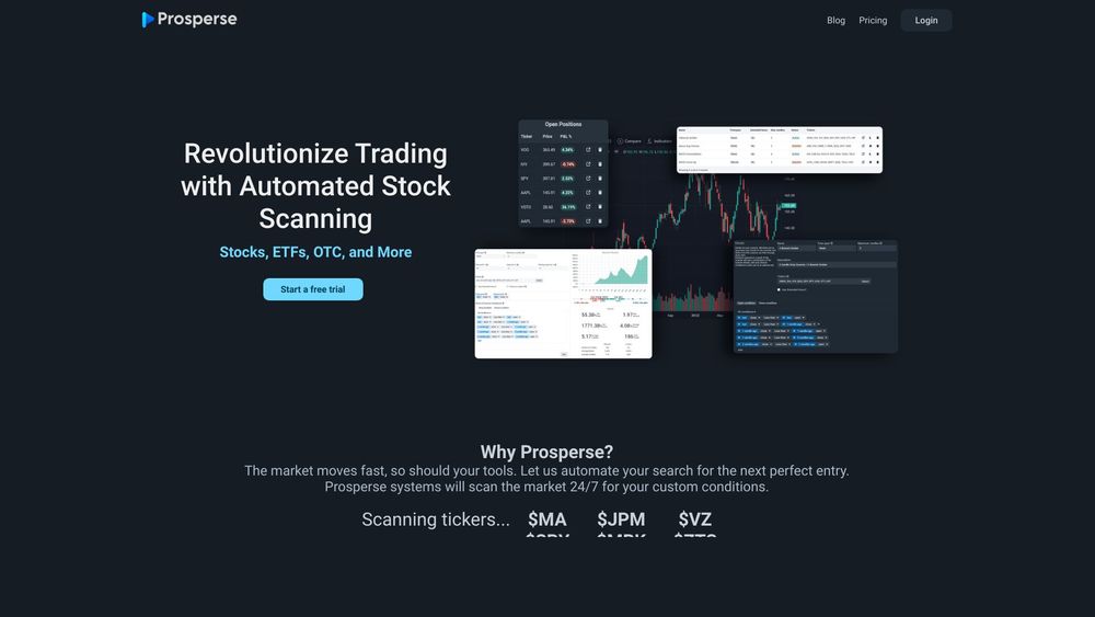 image for Prosperse - Automated Stock Scanner
