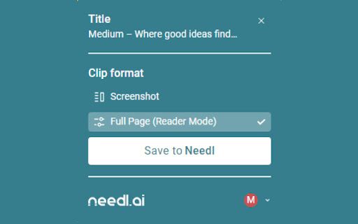 image for Add to Needl