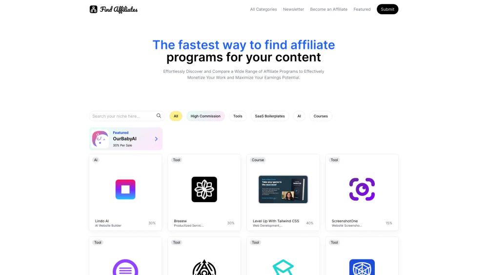 image for Find Affiliates