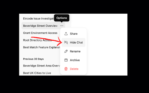 image for ChatGPT Hide Secret Chats & Private mode