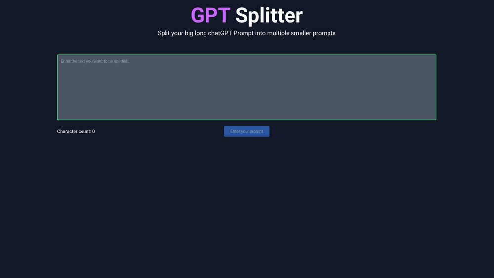 image for GPT Splitter