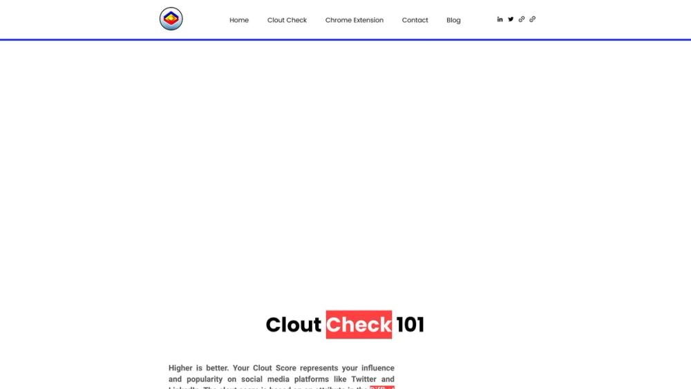 image for Clout Check by hacksocial.ai