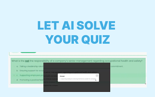 image for AI Quiz Solver - Solve Your Quiz Easily