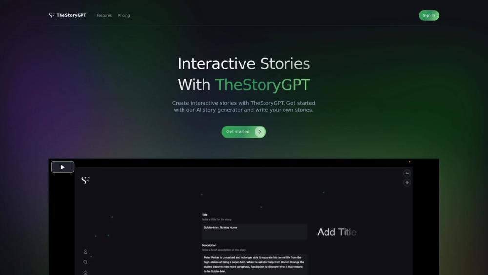 image for TheStoryGPT