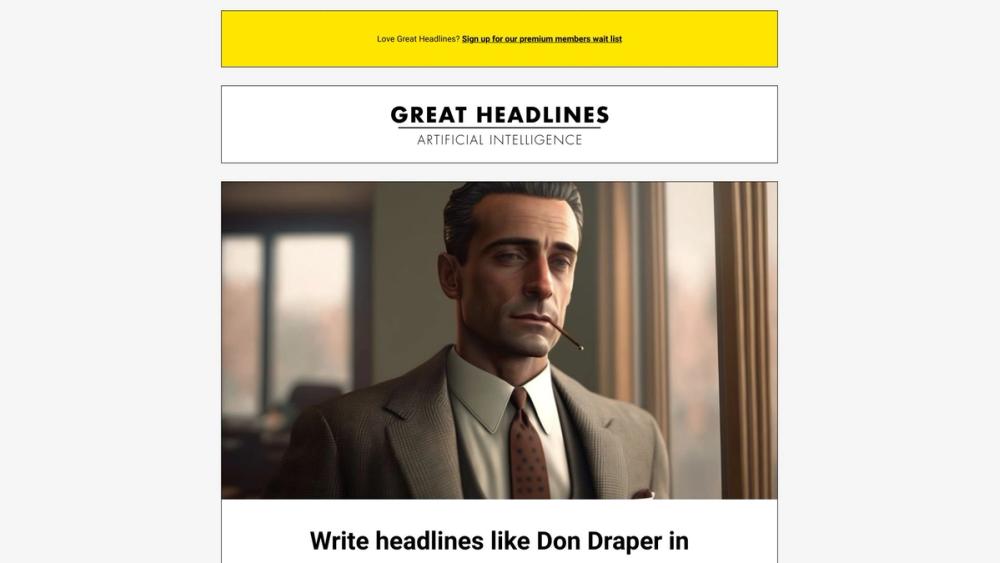 image for Great Headlines