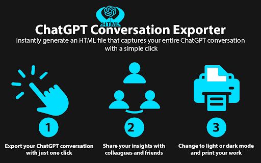 image for ChatGPT Conversation Exporter