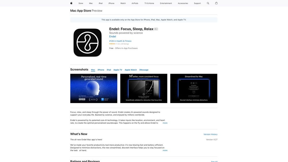 image for The New Endel for Mac