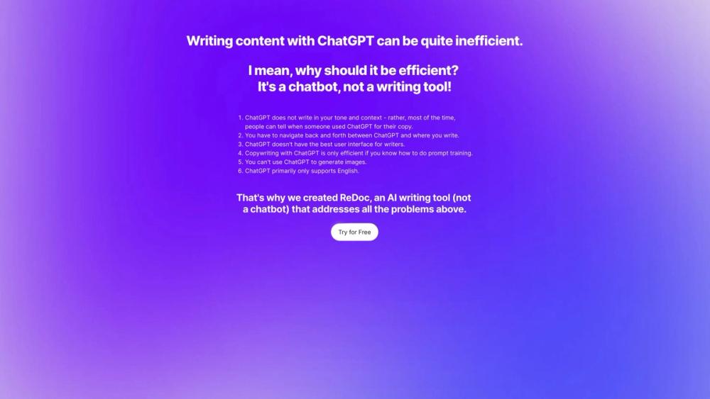 image for Redoc - ChatGPT with Super Powers