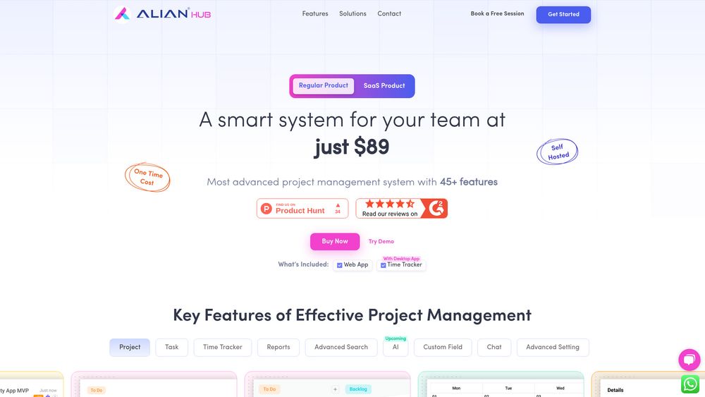 image for Alian hub - Project Management System