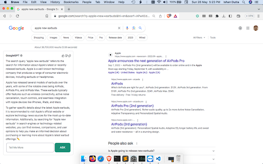 image for ChatGPT for Google for free