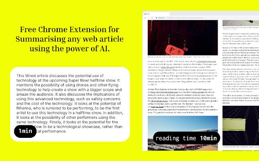 image for Summarize article