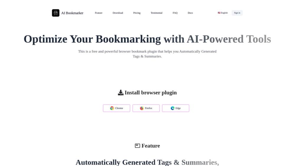 image for aibookmarker