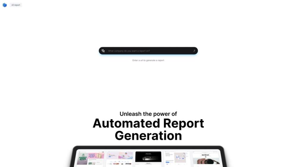 image for v0 report