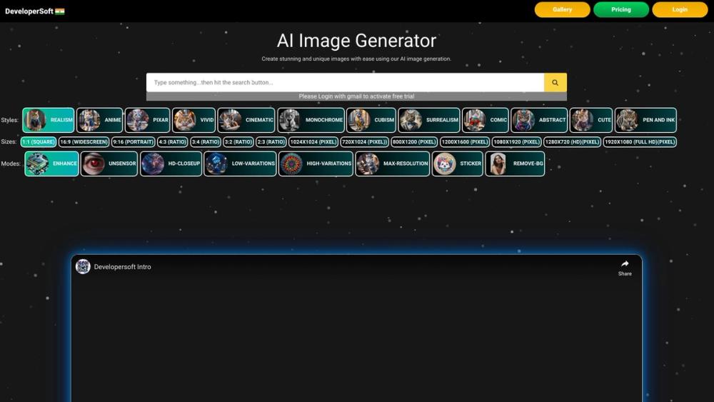 image for Developersoft - Ai Image Generation